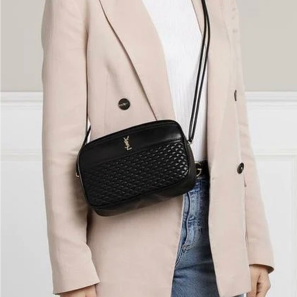 Authentic Quilted lamb skin Saint Laurent bag - Picture 4 of 7